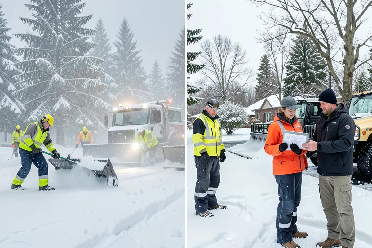 Car Dealership Deicing in Maple Valley, King County, WA - Map showroom entrances, service drive, and lot walkways