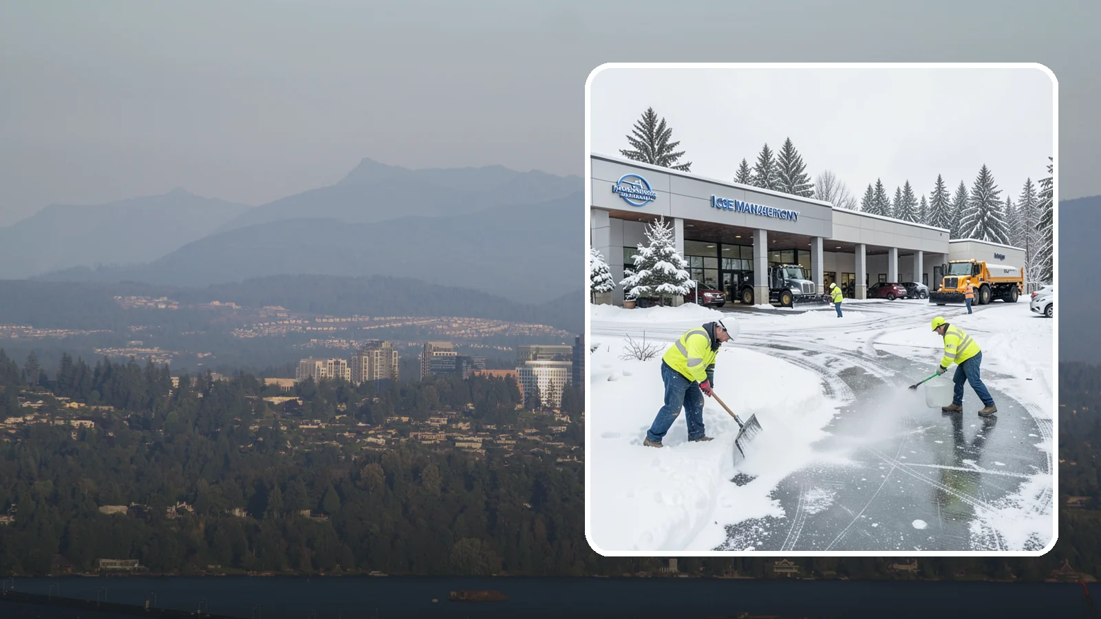 Car Dealership Deicing in Medina, King County, WA - Deicing for car dealerships, keeping showroom entrances, customer walkways, and service-lane approaches safe while protecting the...