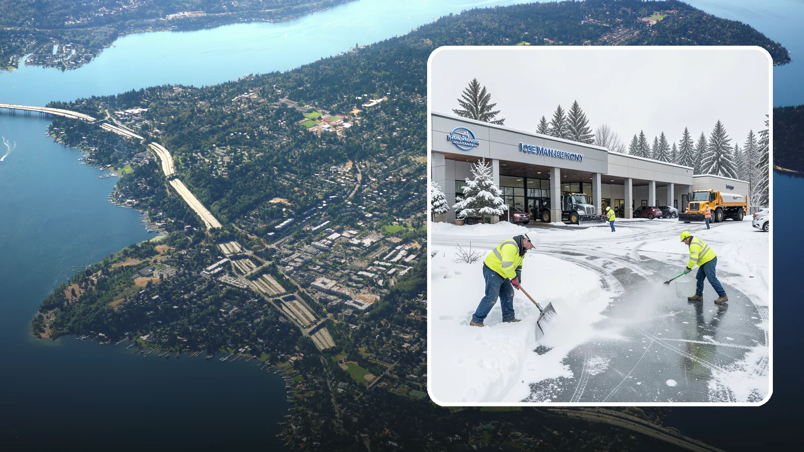 Car Dealership Deicing in Mercer Island, King County, WA - Deicing for car dealerships, keeping showroom entrances, customer walkways, and service-lane approaches safe while protecting the...