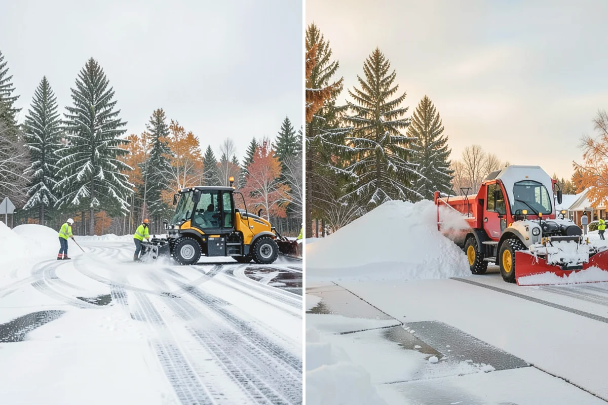 Car Dealership Deicing in Mill Creek, Snohomish County, WA - Map showroom entrances, service drive, and lot walkways