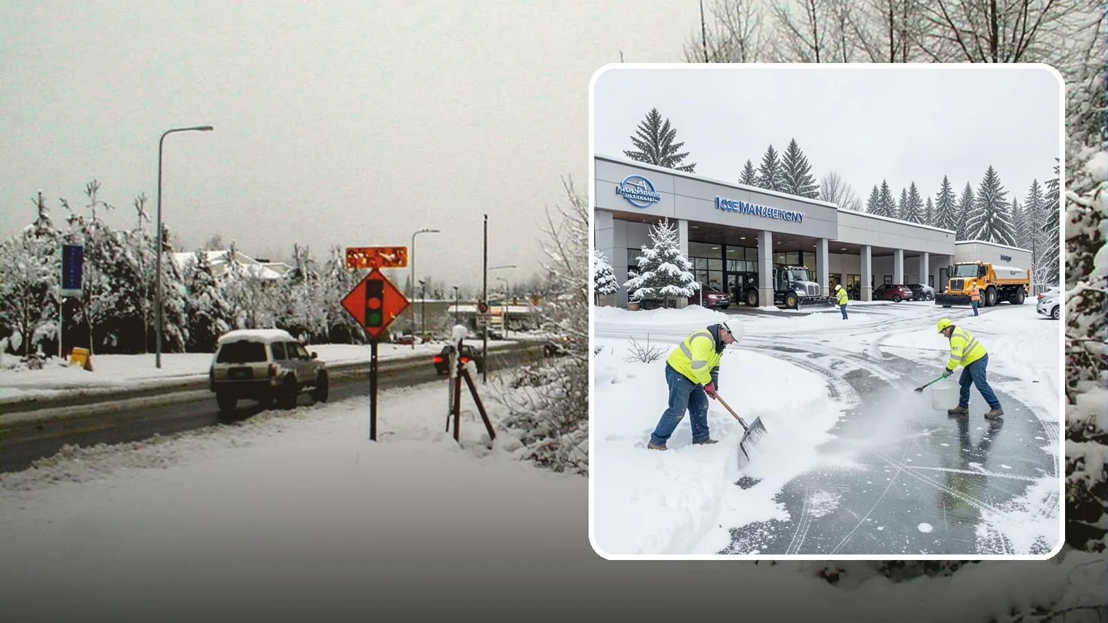 Car Dealership Deicing in Newcastle, King County, WA - Deicing for car dealerships, keeping showroom entrances, customer walkways, and service-lane approaches safe while protecting the...