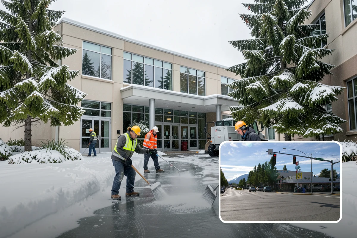 Car Dealership Deicing in North Bend, King County, WA - Keeps customers safe at showroom and service entrances