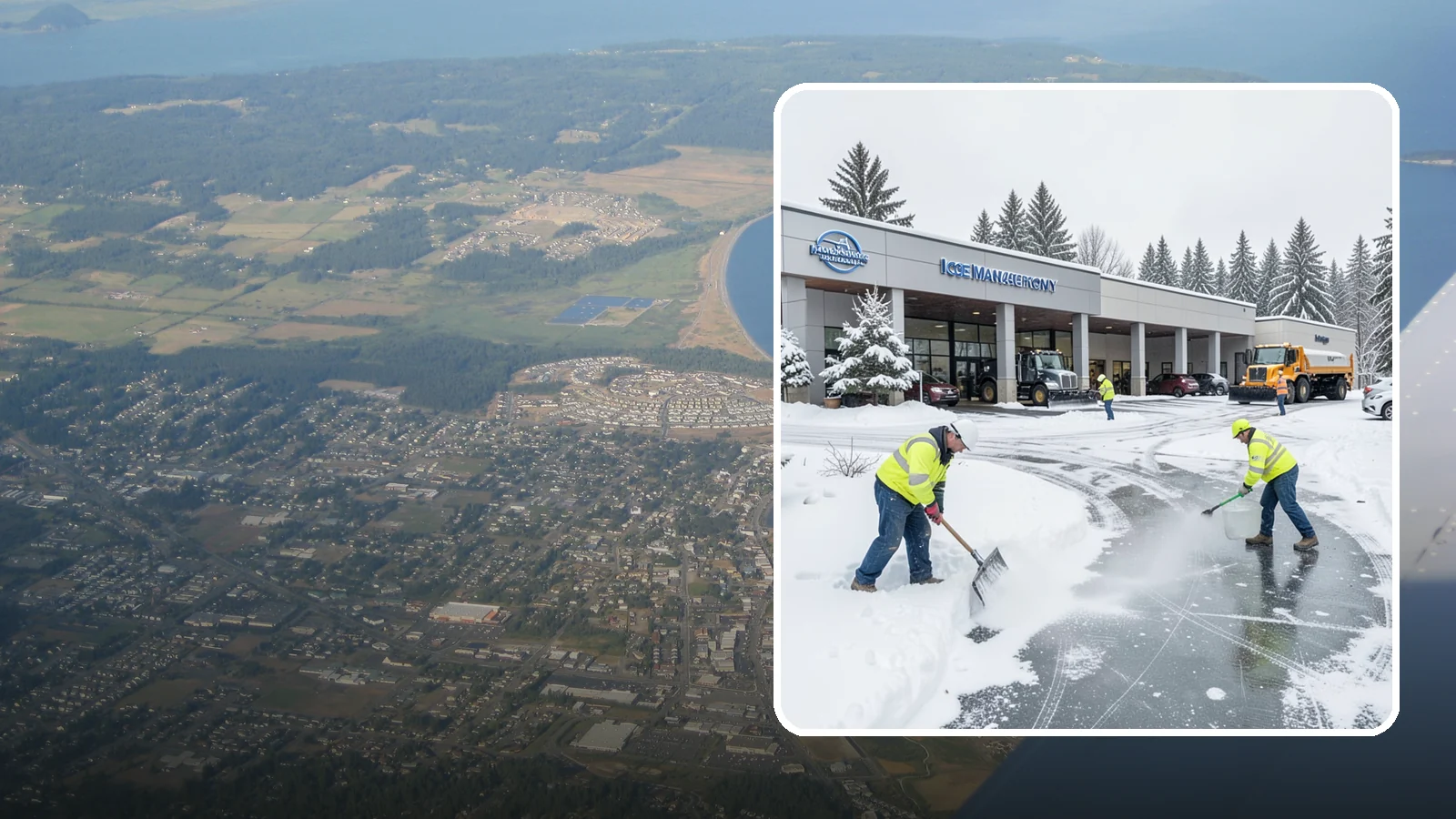 Car Dealership Deicing in Oak Harbor, Island County, WA - Deicing for car dealerships, keeping showroom entrances, customer walkways, and service-lane approaches safe while protecting the...