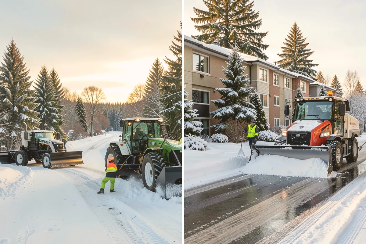 Car Dealership Deicing in Sammamish, King County, WA - Map showroom entrances, service drive, and lot walkways