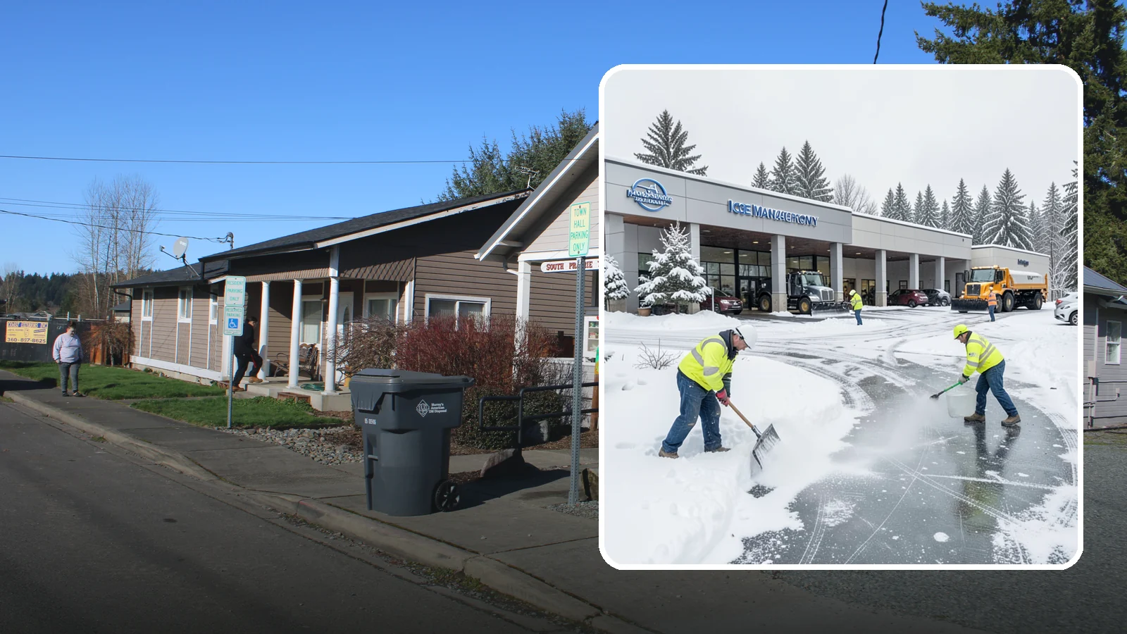 Car Dealership Deicing in South Prairie, Pierce County, WA - Deicing for car dealerships, keeping showroom entrances, customer walkways, and service-lane approaches safe while protecting the...