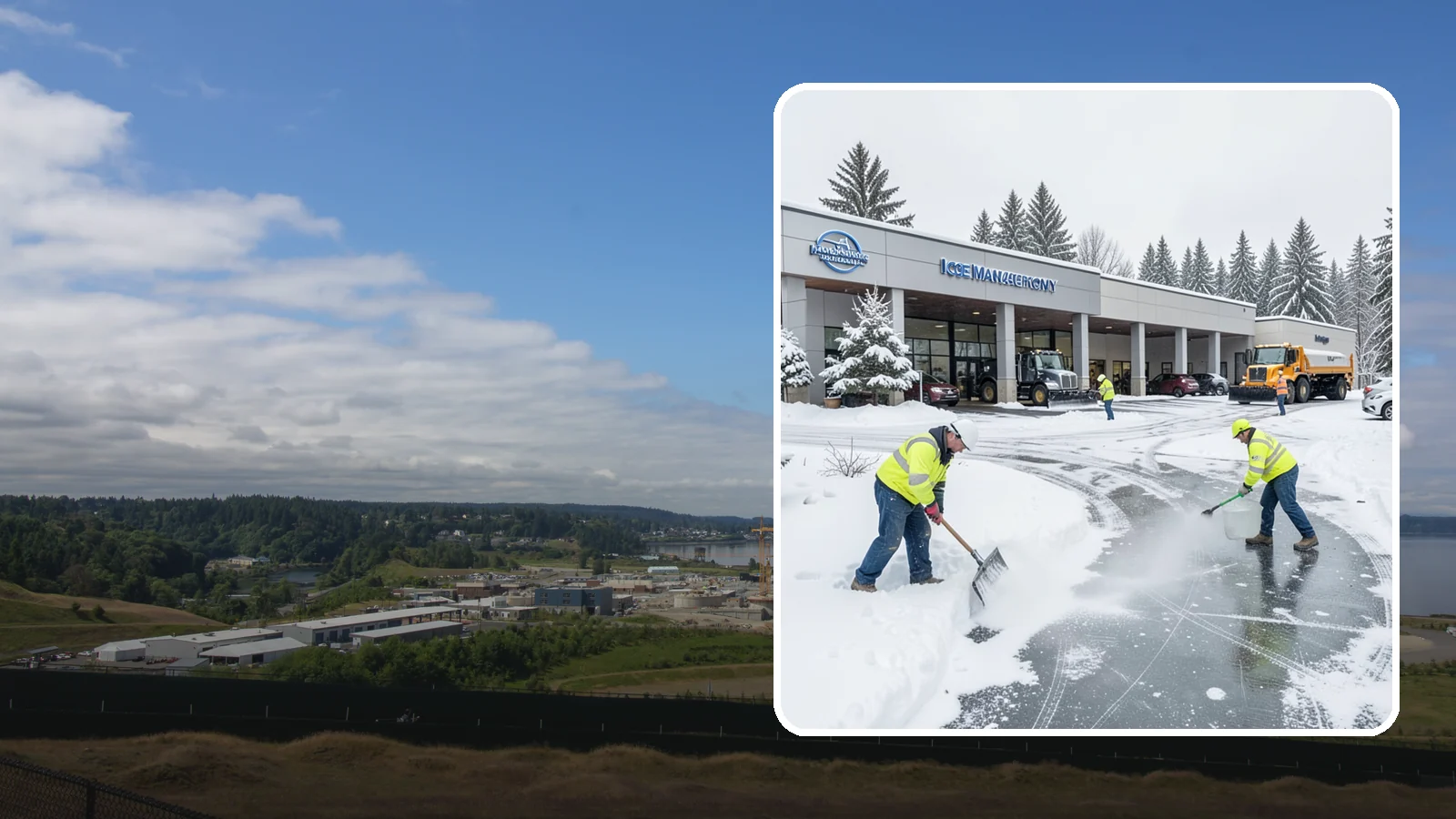 Car Dealership Deicing in University Place, Pierce County, WA - Deicing for car dealerships, keeping showroom entrances, customer walkways, and service-lane approaches safe while protecting the...