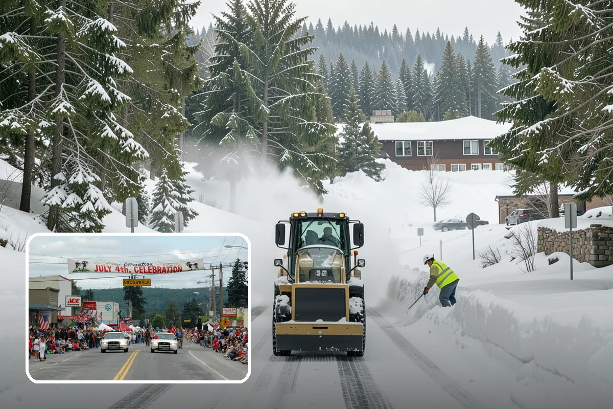 Car Dealership Parking Lot Snow Removal in Carnation, King County, WA - Customer parking, showroom, and service drives stay open