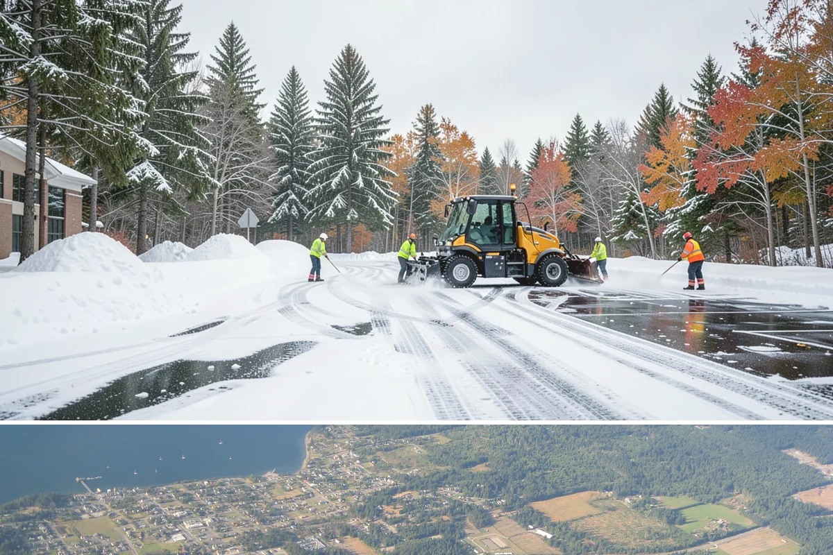 Car Dealership Parking Lot Snow Removal in Coupeville, Island County, WA - Car dealership lots across the Puget Sound region need the most winter clearing from December through February during peak freeze...