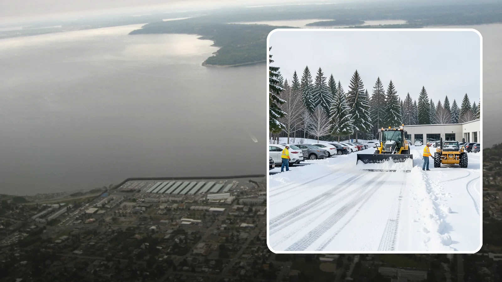 Car Dealership Parking Lot Snow Removal in Des Moines, King County, WA - We clear dealership lots and inventory rows so Western Washington shoppers browse and buy through winter weather.