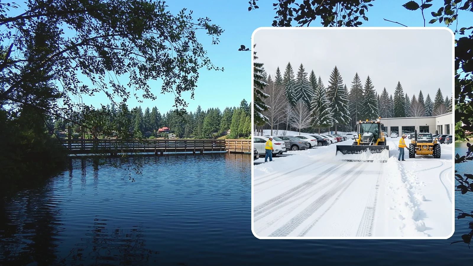 Car Dealership Parking Lot Snow Removal in Federal Way, King County, WA - We clear dealership lots and inventory rows so Western Washington shoppers browse and buy through winter weather.