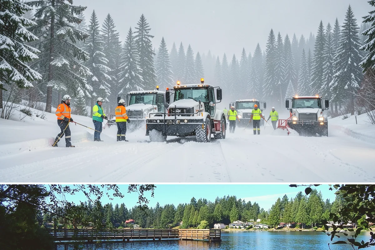 Car Dealership Parking Lot Snow Removal in Federal Way, King County, WA - Car dealership lots across the Puget Sound region need the most winter clearing from December through February during peak freeze...