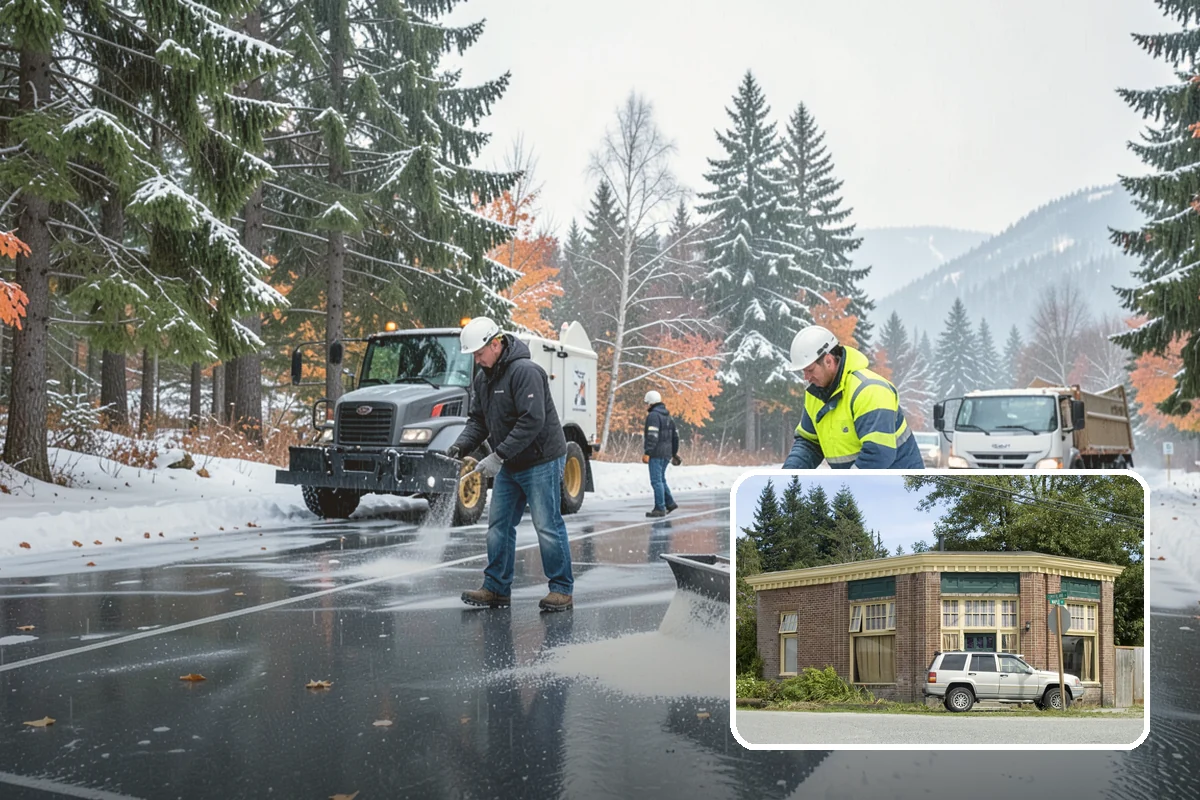 Car Dealership Parking Lot Snow Removal in Hamilton, Skagit County, WA - Customer parking, showroom, and service drives stay open