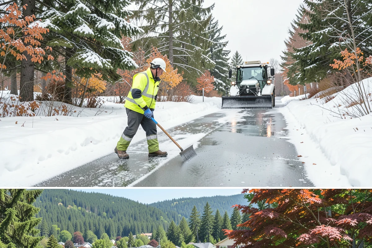 Car Dealership Parking Lot Snow Removal in Index, Snohomish County, WA - Car dealership lots across the Puget Sound region need the most winter clearing from December through February during peak freeze...