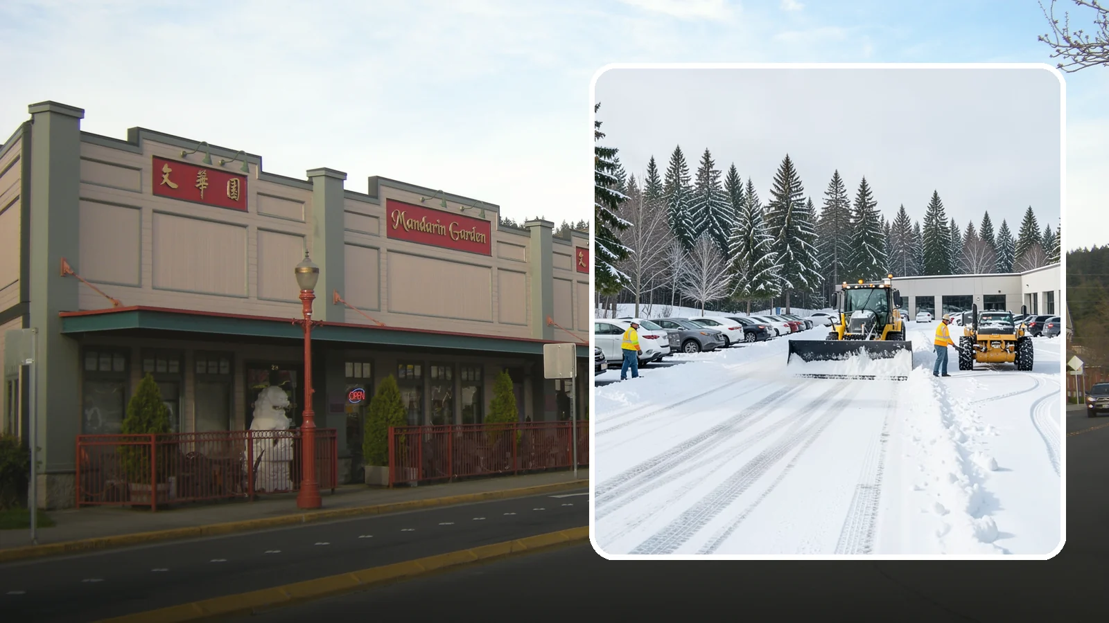 Car Dealership Parking Lot Snow Removal in Issaquah, King County, WA - We clear dealership lots and inventory rows so Western Washington shoppers browse and buy through winter weather.