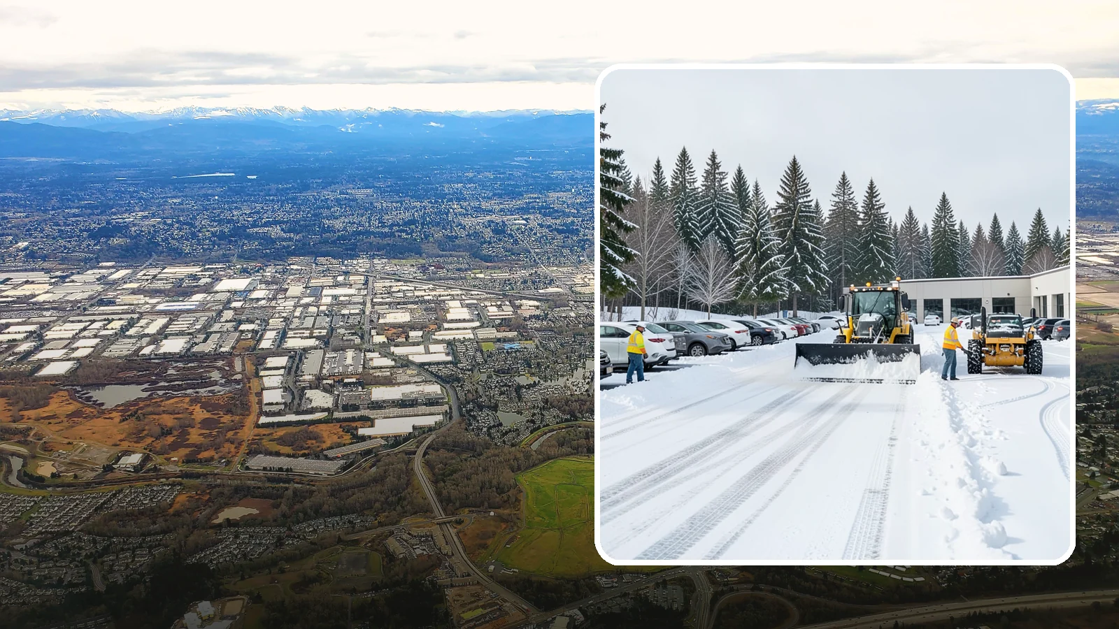 Car Dealership Parking Lot Snow Removal in Kent, King County, WA - We clear dealership lots and inventory rows so Western Washington shoppers browse and buy through winter weather.