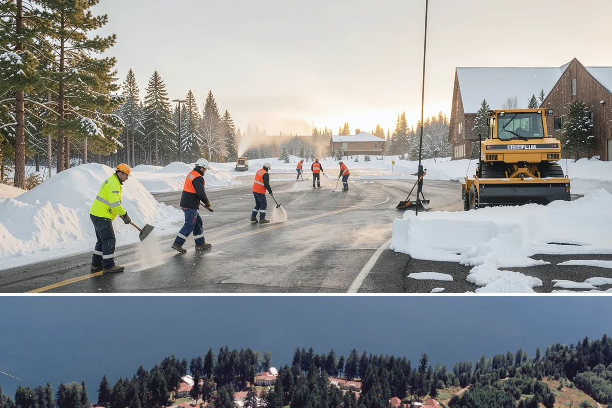 Car Dealership Parking Lot Snow Removal in Lakewood, Pierce County, WA - Car dealership lots across the Puget Sound region need the most winter clearing from December through February during peak freeze...