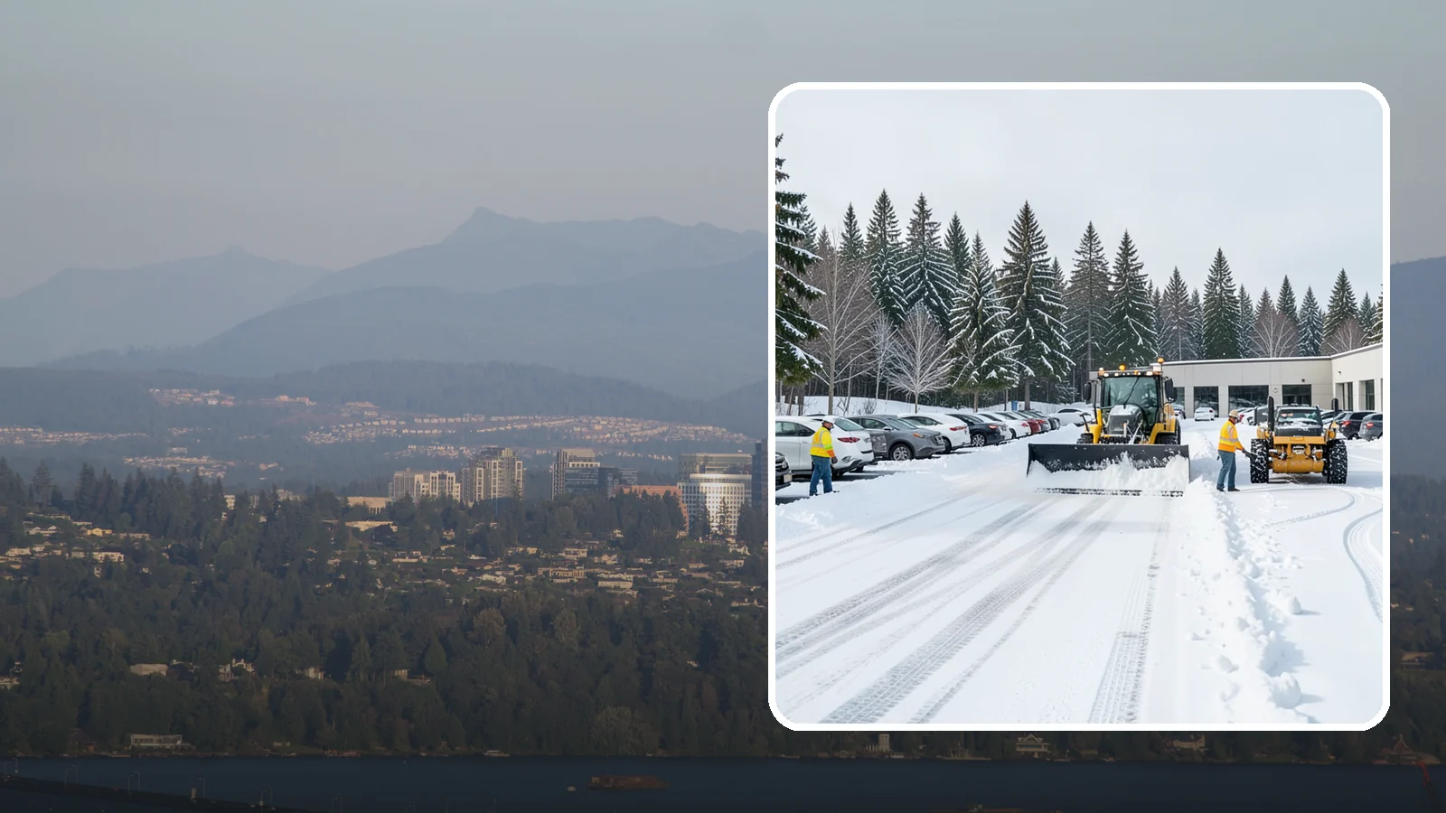 Car Dealership Parking Lot Snow Removal in Medina, King County, WA - We clear dealership lots and inventory rows so Western Washington shoppers browse and buy through winter weather.