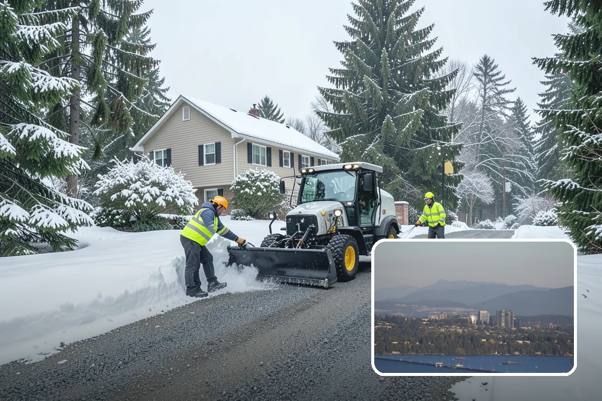 Car Dealership Parking Lot Snow Removal in Medina, King County, WA - Customer parking, showroom, and service drives stay open