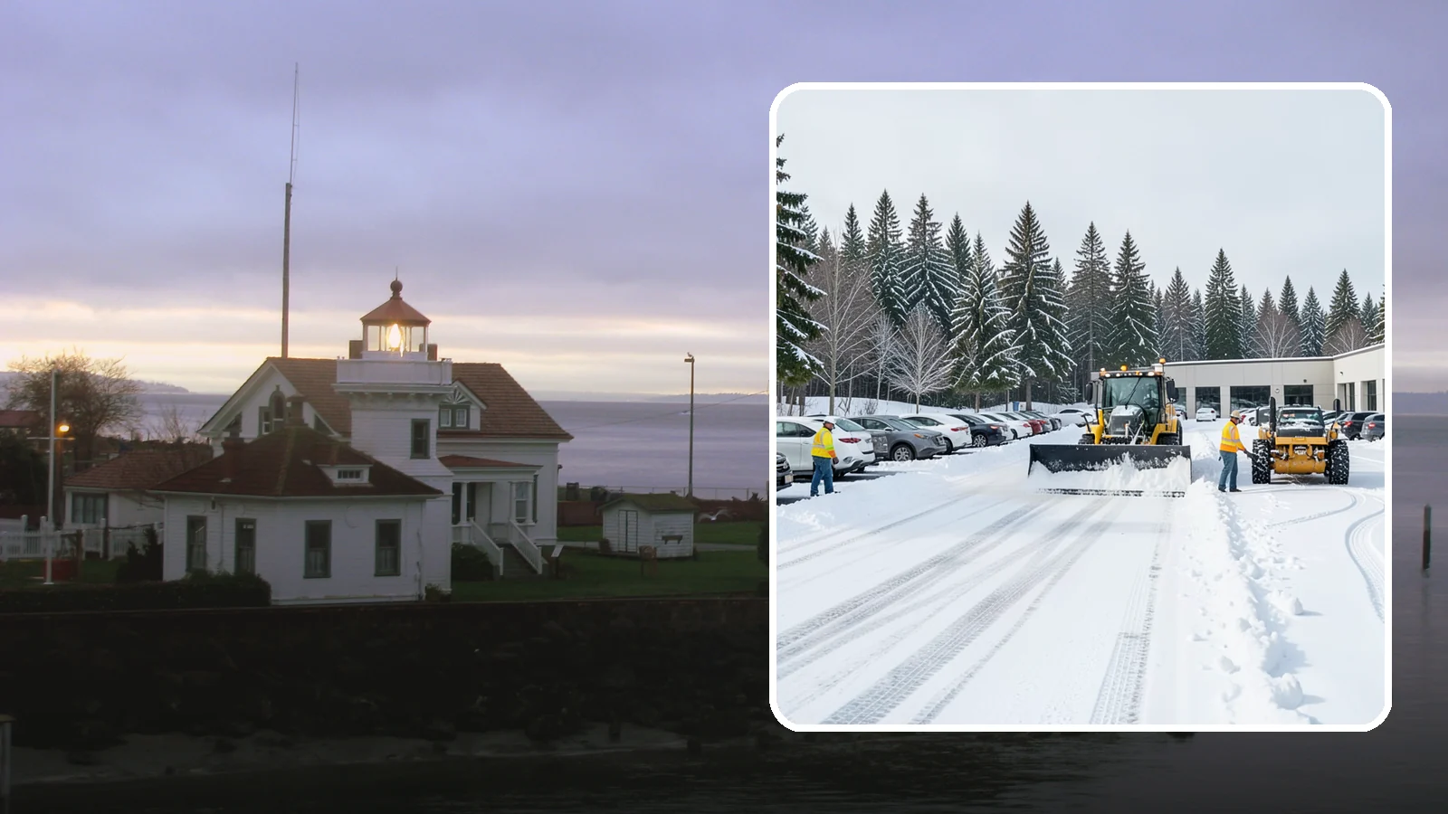 Car Dealership Parking Lot Snow Removal in Mukilteo, Snohomish County, WA - We clear dealership lots and inventory rows so Western Washington shoppers browse and buy through winter weather.