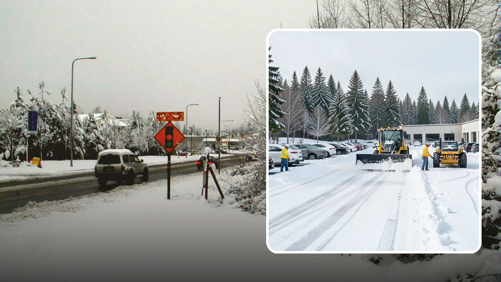 Car Dealership Parking Lot Snow Removal in Newcastle, King County, WA - We clear dealership lots and inventory rows so Western Washington shoppers browse and buy through winter weather.