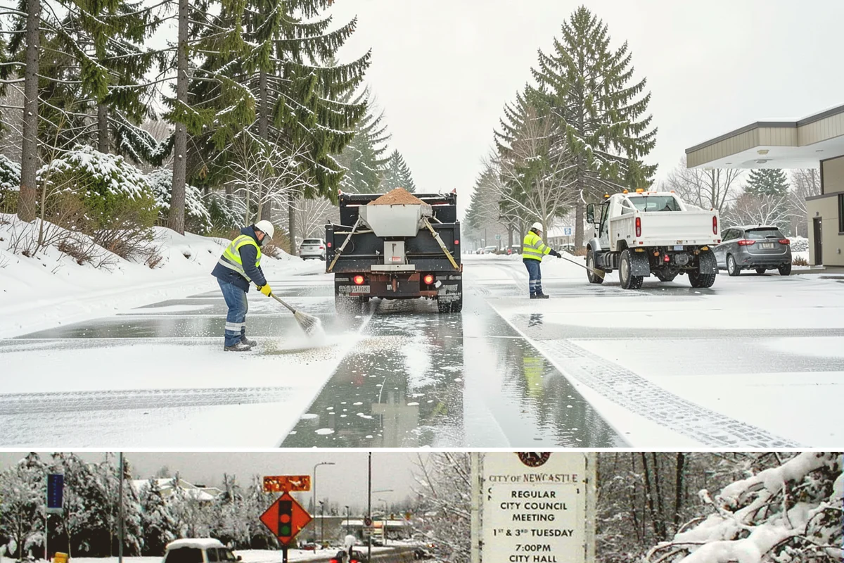 Car Dealership Parking Lot Snow Removal in Newcastle, King County, WA - Car dealership lots across the Puget Sound region need the most winter clearing from December through February during peak freeze...