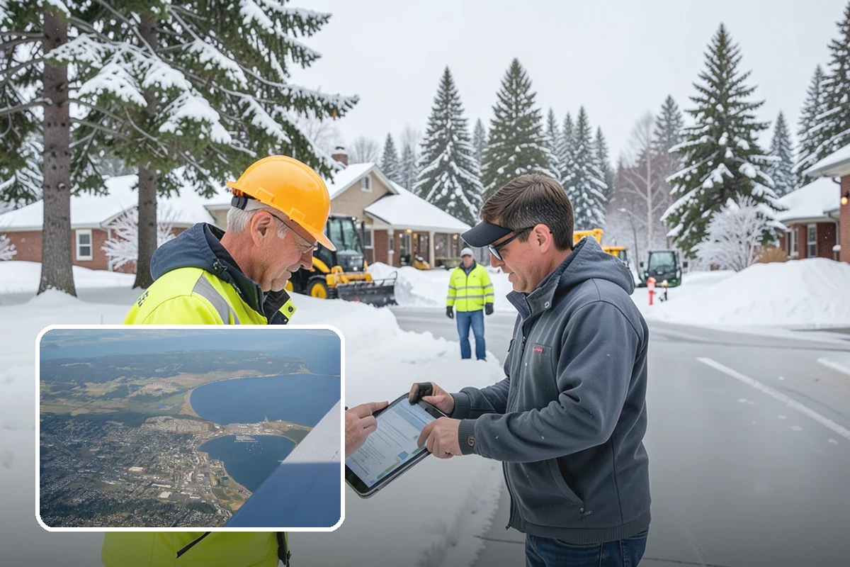 Car Dealership Parking Lot Snow Removal in Oak Harbor, Island County, WA - Customer parking, showroom, and service drives stay open