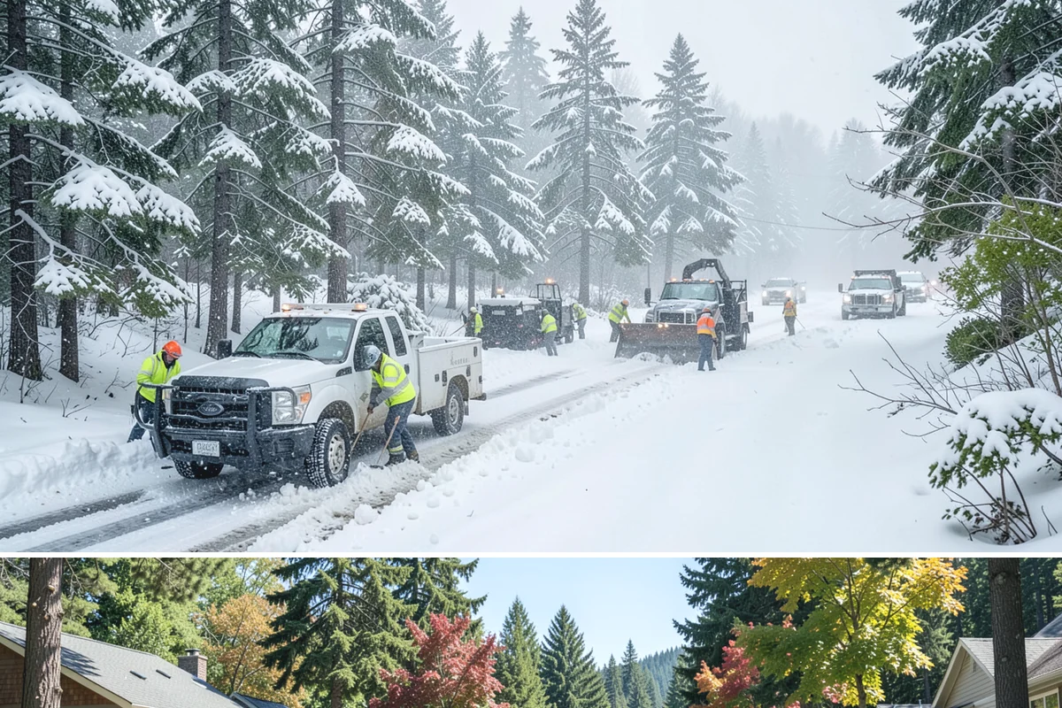 Car Dealership Parking Lot Snow Removal in Orting, Pierce County, WA - Car dealership lots across the Puget Sound region need the most winter clearing from December through February during peak freeze...