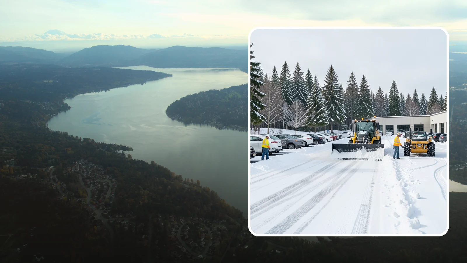 Car Dealership Parking Lot Snow Removal in Sammamish, King County, WA - We clear dealership lots and inventory rows so Western Washington shoppers browse and buy through winter weather.