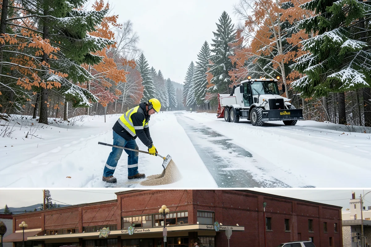 Car Dealership Parking Lot Snow Removal in Sedro-Woolley, Skagit County, WA - Car dealership lots across the Puget Sound region need the most winter clearing from December through February during peak freeze...