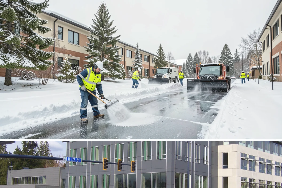 Car Dealership Parking Lot Snow Removal in Shoreline, King County, WA - Car dealership lots across the Puget Sound region need the most winter clearing from December through February during peak freeze...