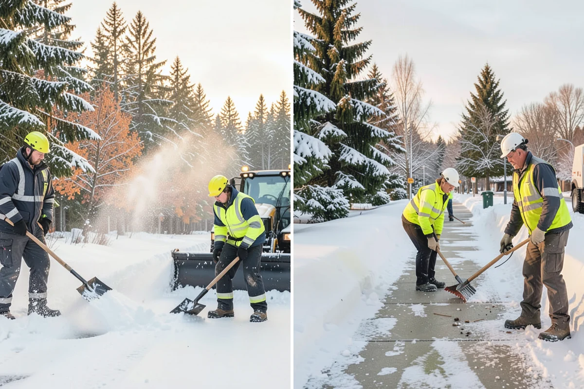 Car Dealership Parking Lot Snow Removal in Skykomish, King County, WA - Map customer parking, display rows, and the service drive