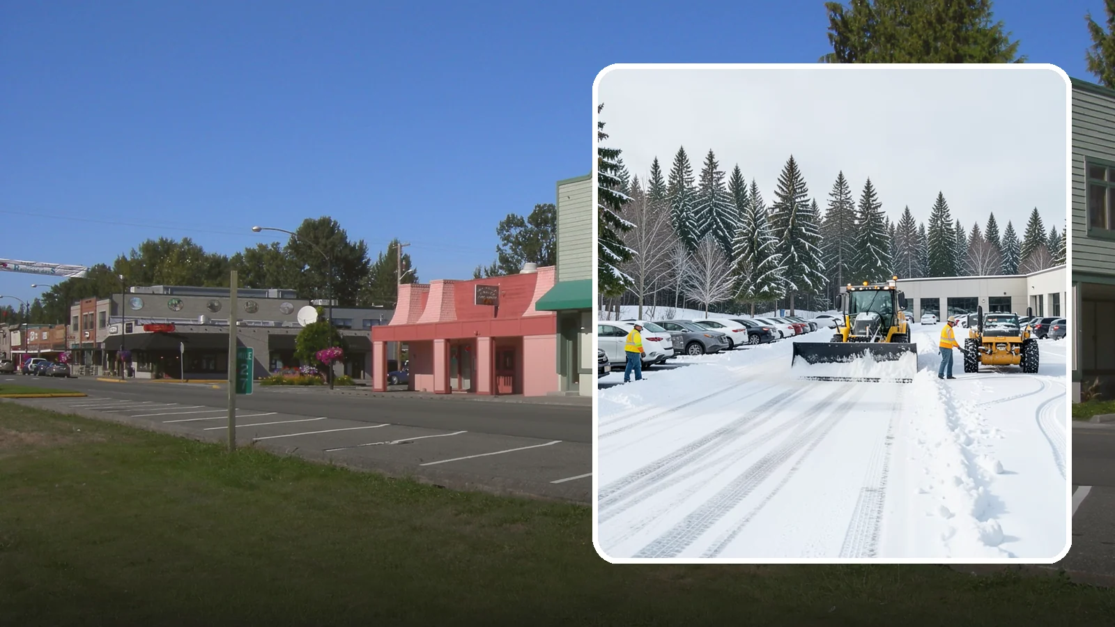 Car Dealership Parking Lot Snow Removal in Snoqualmie, King County, WA - We clear dealership lots and inventory rows so Western Washington shoppers browse and buy through winter weather.