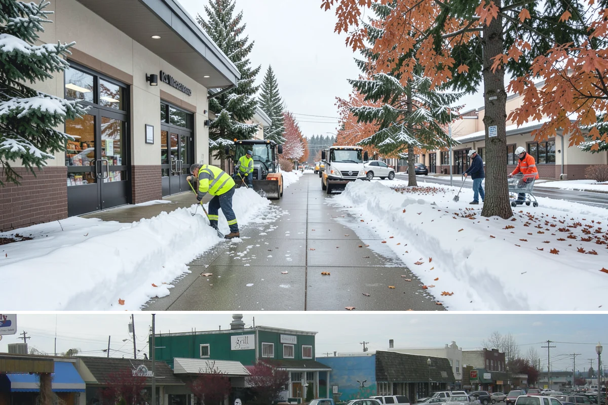 Car Dealership Parking Lot Snow Removal in Stanwood, Snohomish County, WA - Car dealership lots across the Puget Sound region need the most winter clearing from December through February during peak freeze...