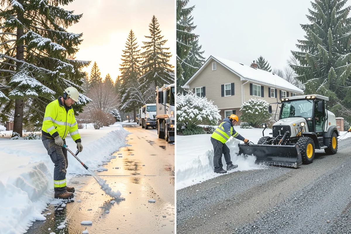 Car Dealership Parking Lot Snow Removal in Tukwila, King County, WA - Map customer parking, display rows, and the service drive