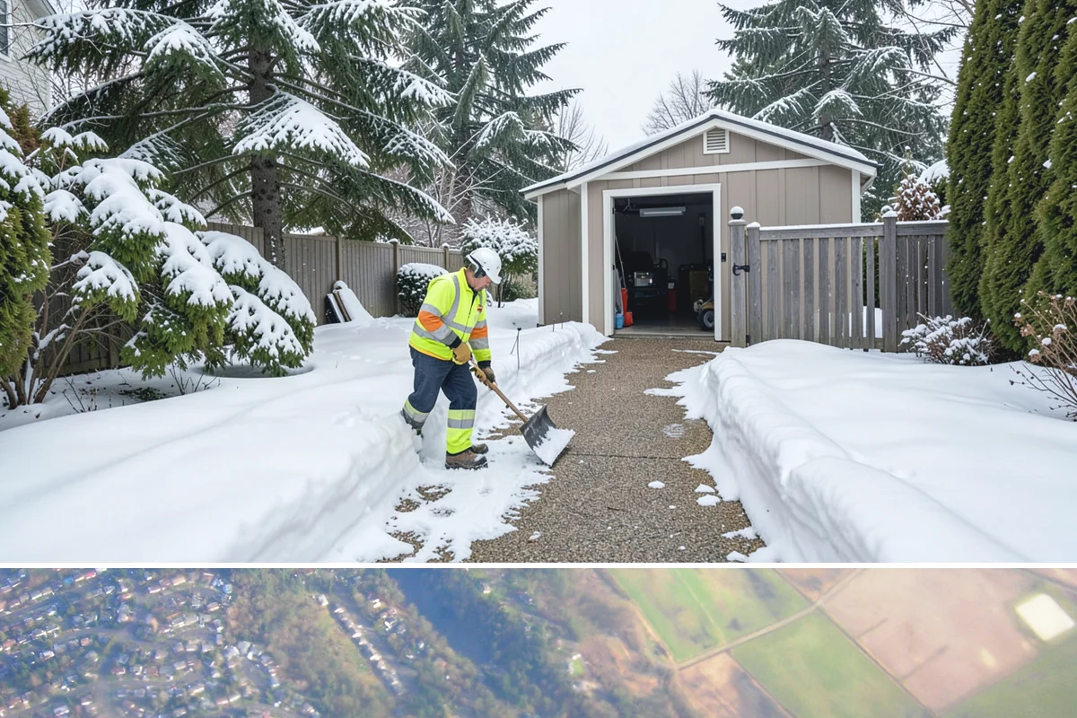 Car Dealership Sidewalk Clearing in Algona, King County, WA - Dealership demand runs December through February, when overnight drizzle glazes smooth showroom entrances before customers arrive.