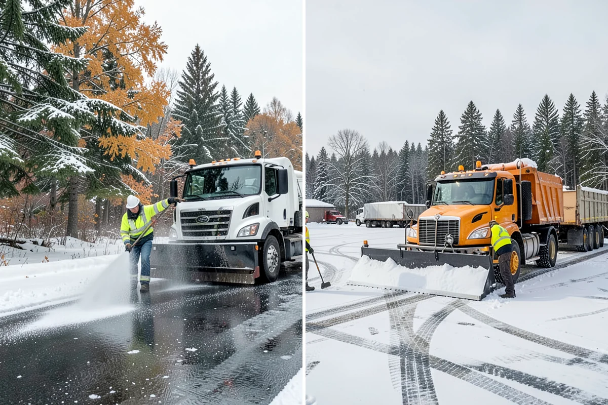 Car Dealership Sidewalk Clearing in Arlington, Snohomish County, WA - Clear the showroom entrance and customer walk before opening