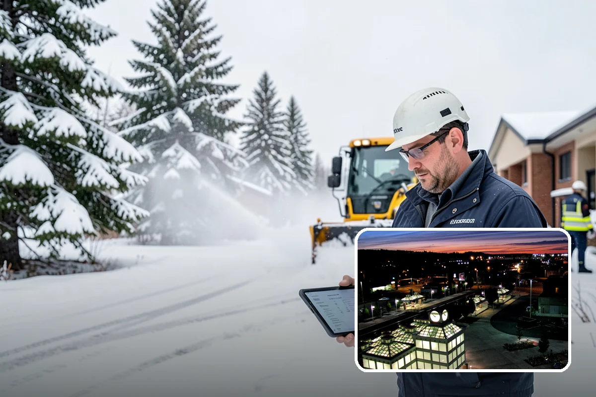 Car Dealership Sidewalk Clearing in Auburn, King County, WA - Showroom and service walks cleared for arriving customers