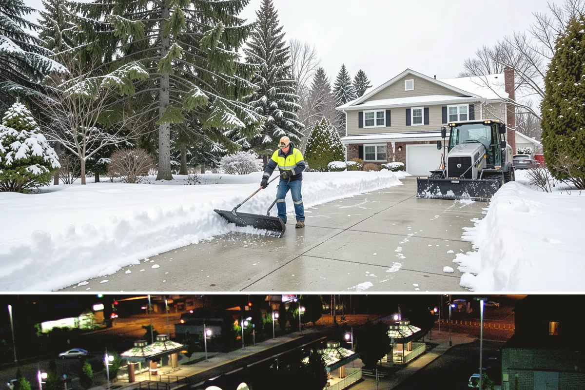 Car Dealership Sidewalk Clearing in Auburn, King County, WA - Dealership demand runs December through February, when overnight drizzle glazes smooth showroom entrances before customers arrive.