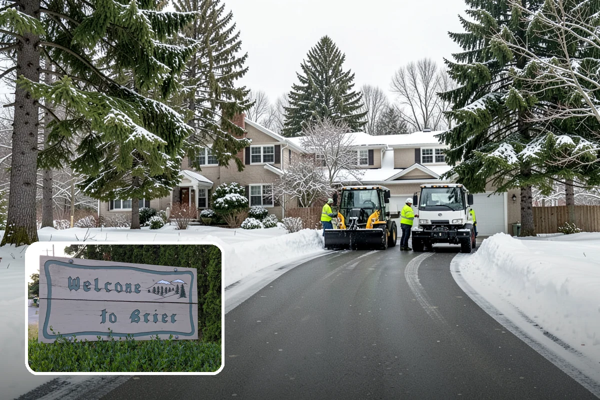 Car Dealership Sidewalk Clearing in Brier, Snohomish County, WA - Showroom and service walks cleared for arriving customers