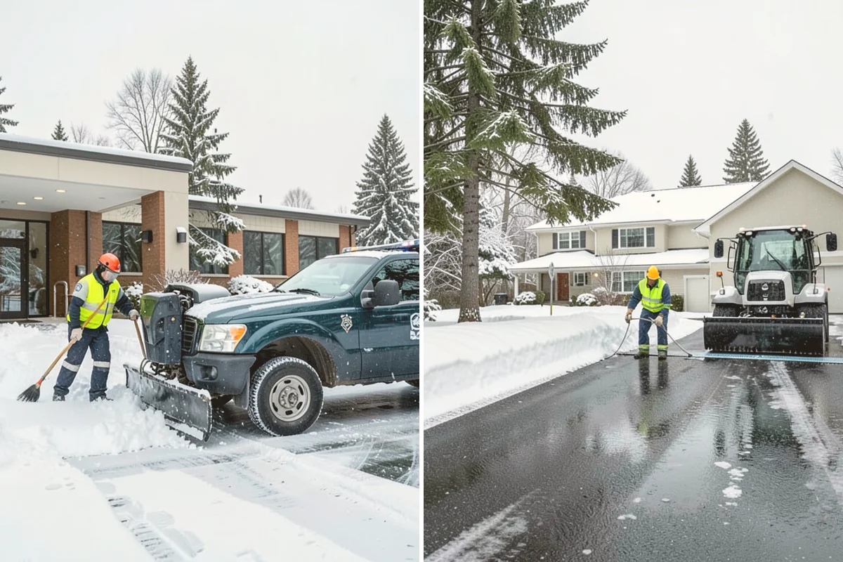 Car Dealership Sidewalk Clearing in Brier, Snohomish County, WA - Clear the showroom entrance and customer walk before opening