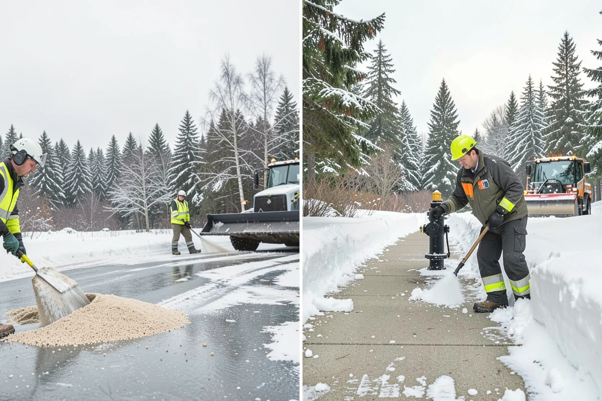 Car Dealership Sidewalk Clearing in Burlington, Skagit County, WA - Clear the showroom entrance and customer walk before opening