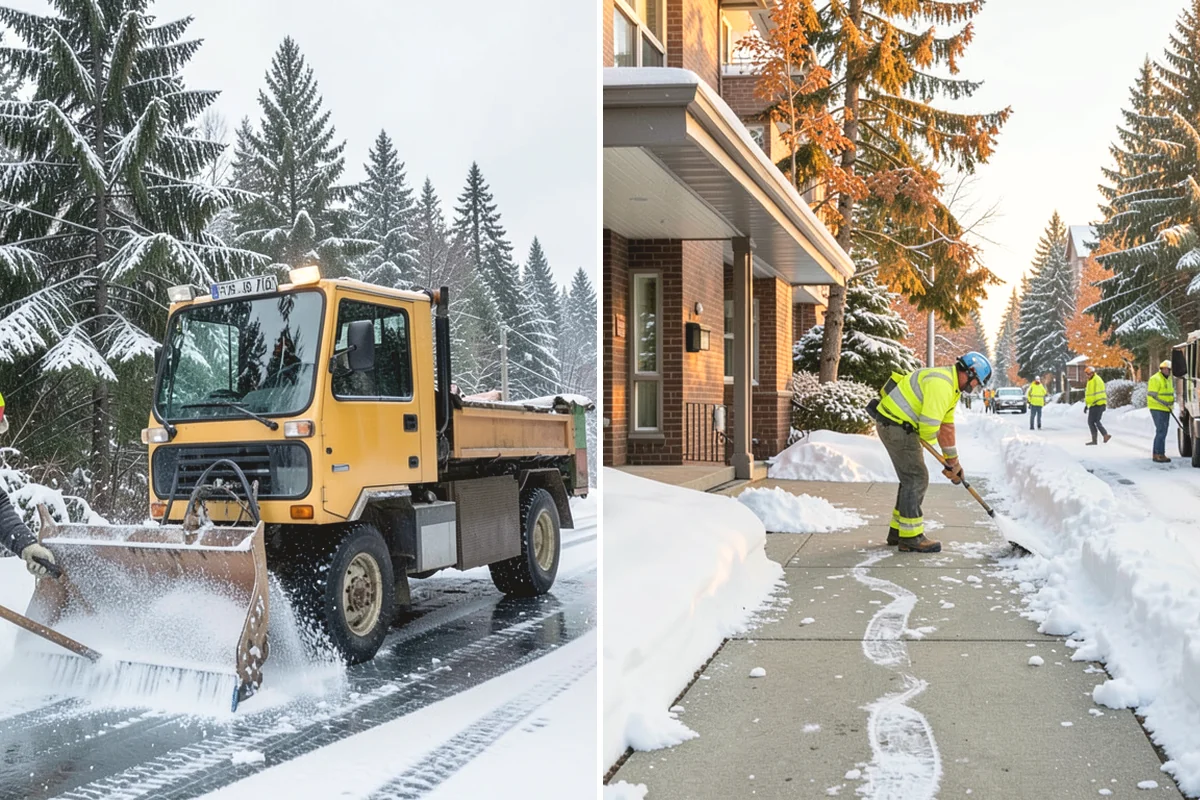 Car Dealership Sidewalk Clearing in Covington, King County, WA - Clear the showroom entrance and customer walk before opening