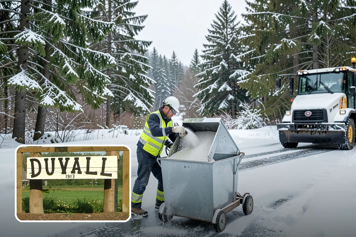 Car Dealership Sidewalk Clearing in Duvall, King County, WA - Showroom and service walks cleared for arriving customers