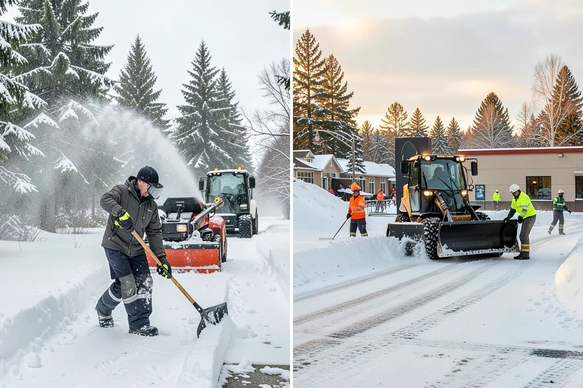 Car Dealership Sidewalk Clearing in Hunts Point, King County, WA - Clear the showroom entrance and customer walk before opening