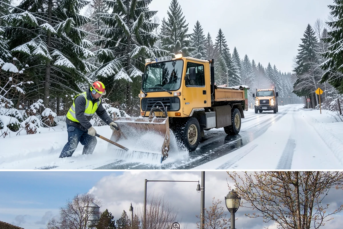 Car Dealership Sidewalk Clearing in Marysville, Snohomish County, WA - Dealership demand runs December through February, when overnight drizzle glazes smooth showroom entrances before customers arrive.