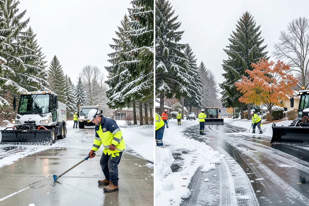 Car Dealership Sidewalk Clearing in Normandy Park, King County, WA - Clear the showroom entrance and customer walk before opening