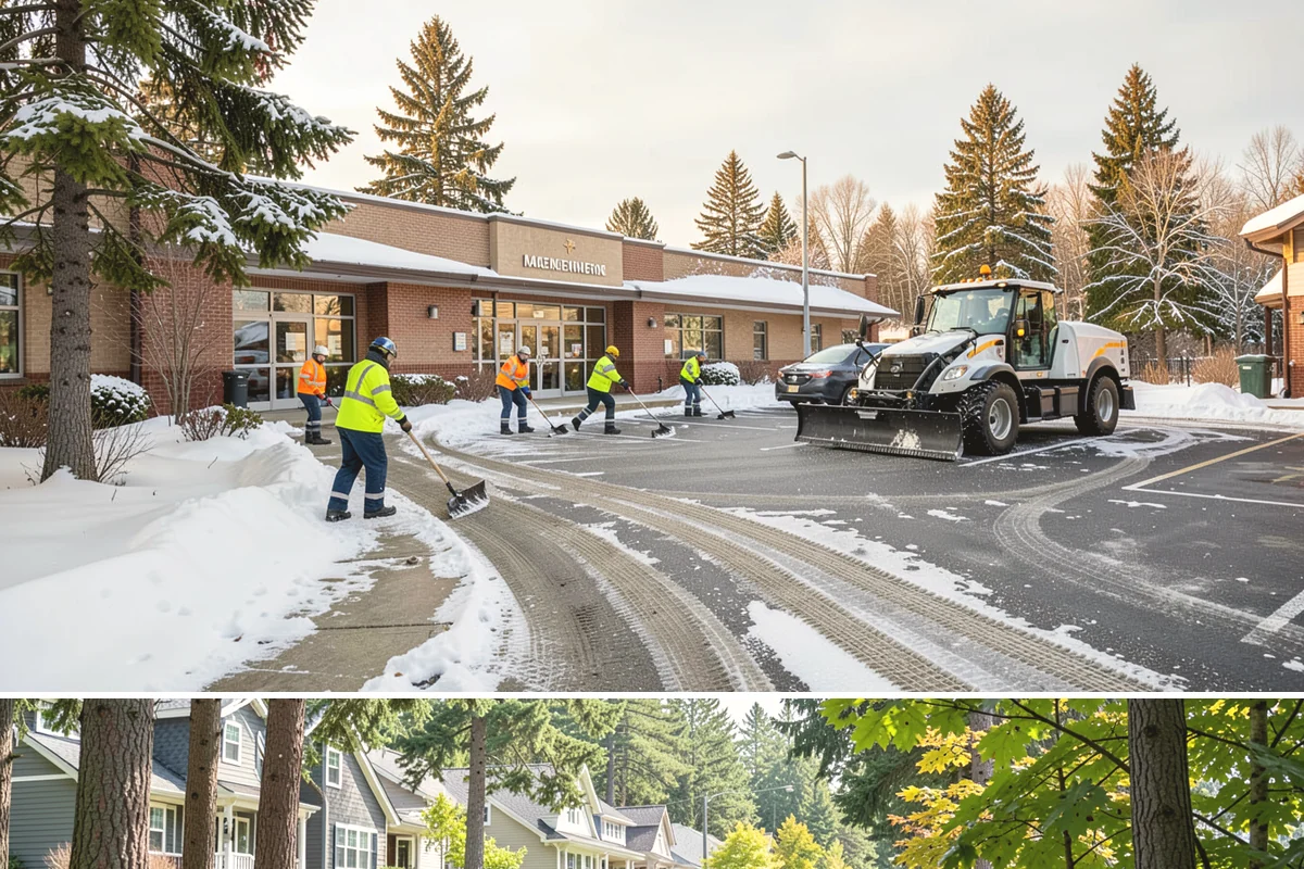 Car Dealership Sidewalk Clearing in Normandy Park, King County, WA - Dealership demand runs December through February, when overnight drizzle glazes smooth showroom entrances before customers arrive.
