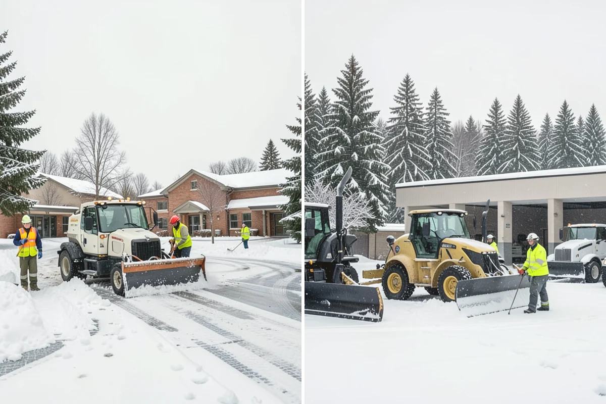 Car Dealership Sidewalk Clearing in Oak Harbor, Island County, WA - Clear the showroom entrance and customer walk before opening