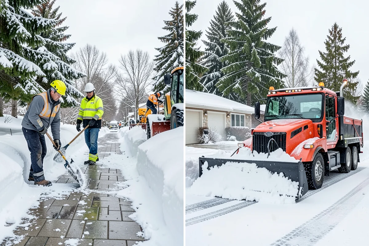 Car Dealership Sidewalk Clearing in Seattle, King County, WA - Clear the showroom entrance and customer walk before opening