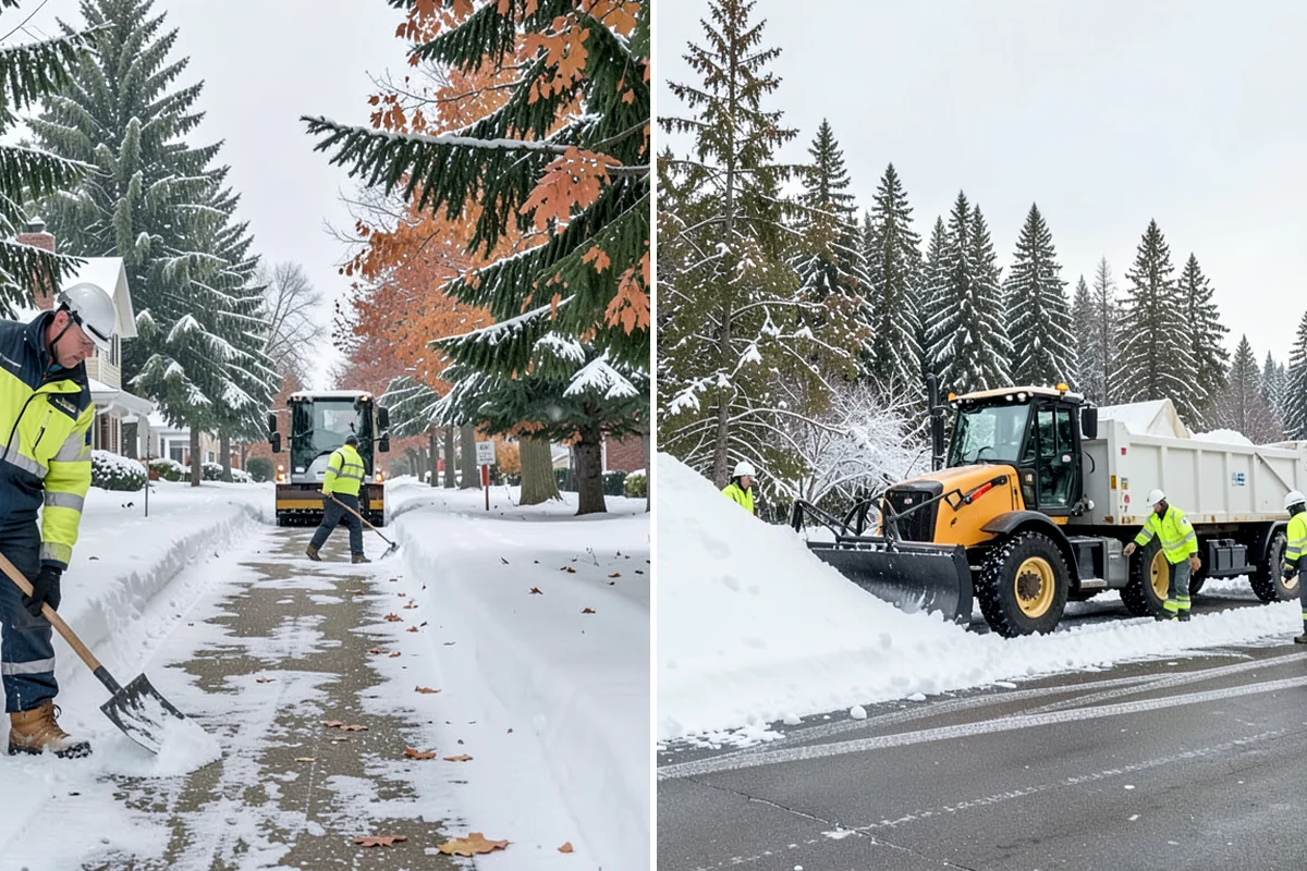 Car Dealership Sidewalk Clearing in Sedro-Woolley, Skagit County, WA - Clear the showroom entrance and customer walk before opening